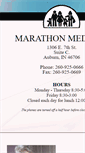 Mobile Screenshot of marathonmedical.org