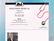 Tablet Screenshot of marathonmedical.org